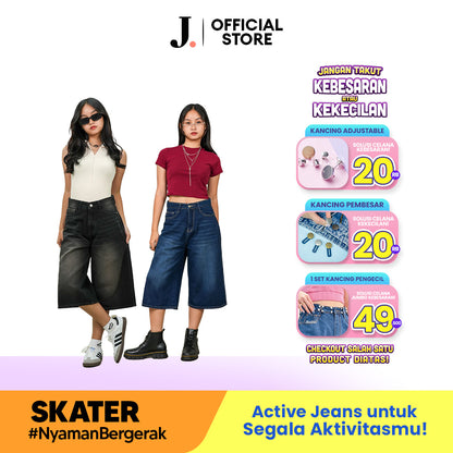 JINISO - Jorts Baggy Short Jeans 303 SKATER