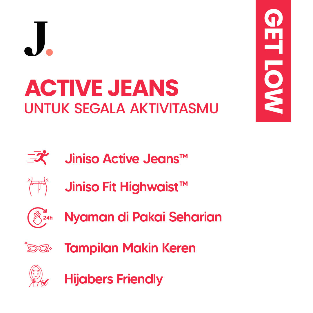 JINISO - Highwaist Baggy Jeans 582 GET LOW