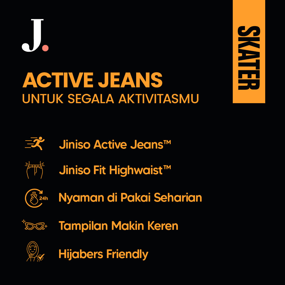 JINISO - Jorts Baggy Short Jeans 304 SKATER