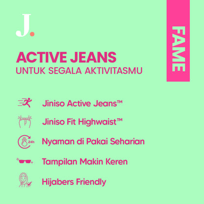 JINISO - Petite Highwaist Baggy Jeans 162 FAME