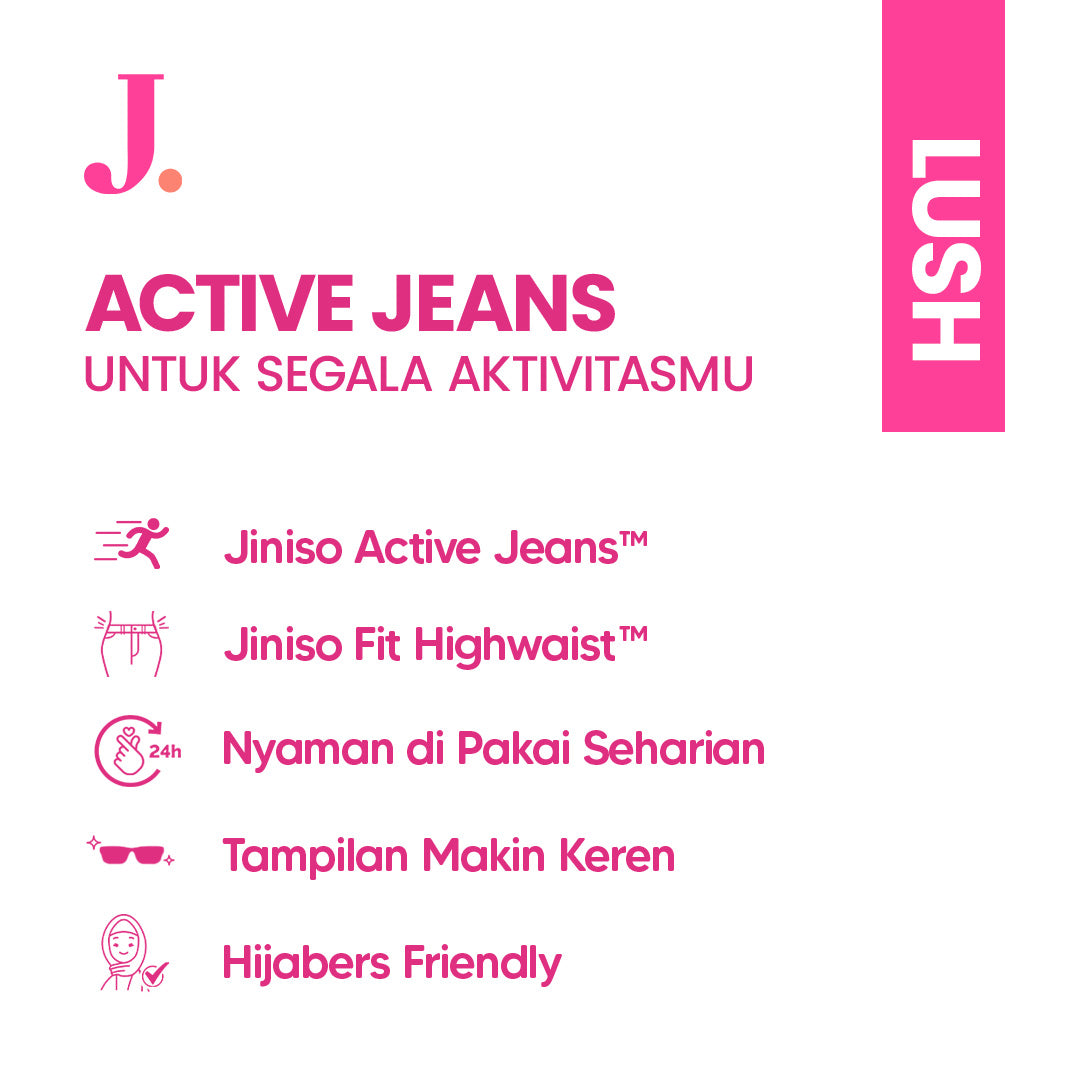 JINISO - Petite Straight Highwaist Jeans Stretch 142 LUSH