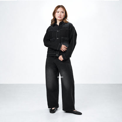 JINISO - Highwaist Barrel Jeans 881 ATTENTION