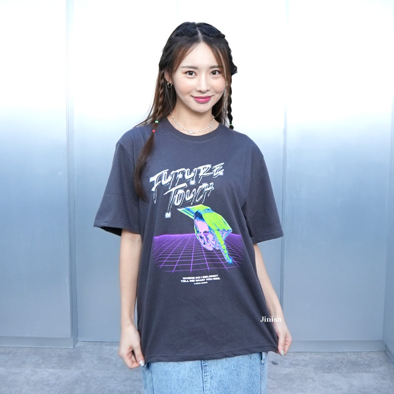 JINISO Kaos Oversize T-Shirt Future Touch