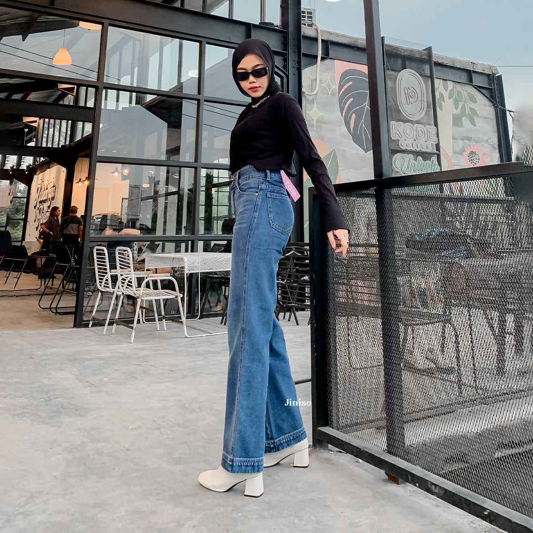 JINISO - Highwaist Baggy Jeans 585 GET LOW