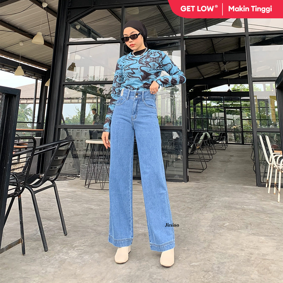 JINISO - Highwaist Baggy Jeans 586 GET LOW