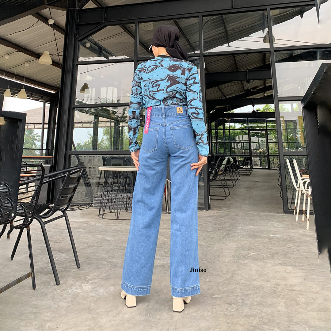 JINISO - Highwaist Baggy Jeans 586 GET LOW