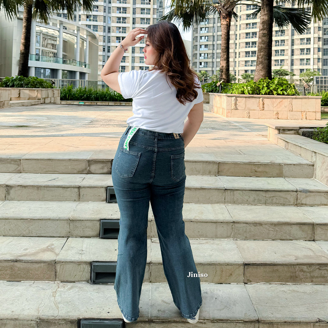 JINISO - Cutbray Big Size Jeans 1402 REAL CURVY