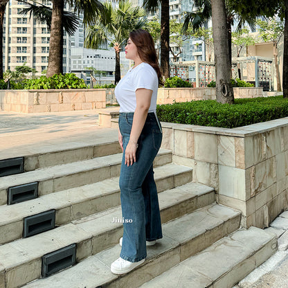 JINISO - Cutbray Big Size Jeans 1402 REAL CURVY