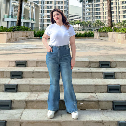 JINISO - Cutbray Big Size Jeans 1403 REAL CURVY