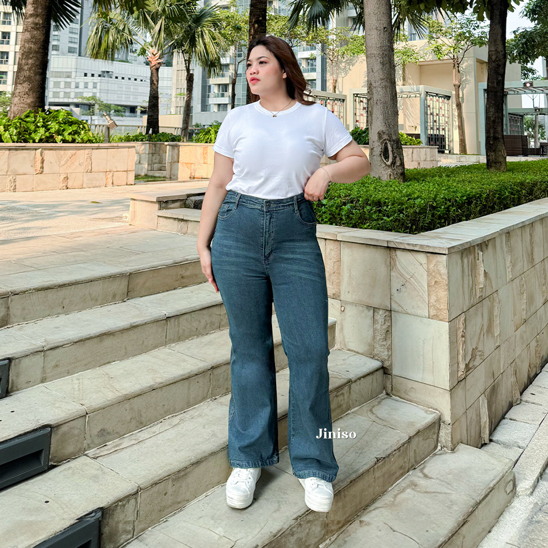 JINISO - Cutbray Big Size Jeans 1402 REAL CURVY
