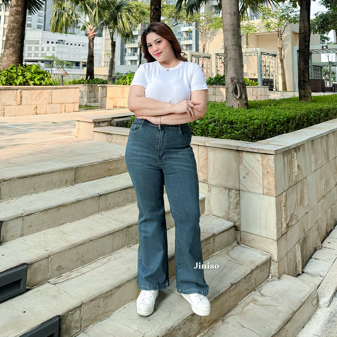 JINISO - Cutbray Big Size Jeans 1402 REAL CURVY
