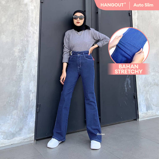 JINISO - Ultra Highwaist Cutbray Stretch Jeans 611 HANGOUT