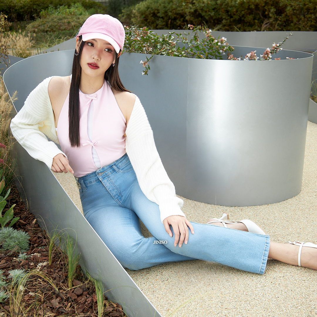 JINISO - Ultra Highwaist Cutbray Stretch Jeans 610 HANGOUT