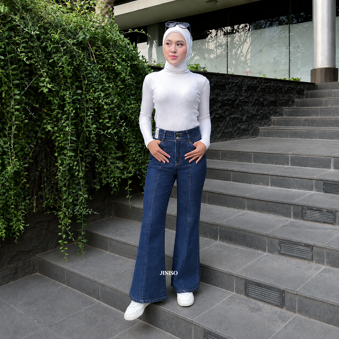 JINISO - Highwaist Cutbray Stretch Jeans Flow 860 HANGOUT
