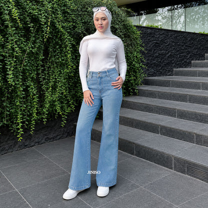 JINISO - Highwaist Cutbray Stretch Jeans Flow 861 HANGOUT