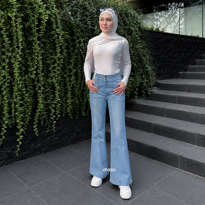 JINISO - Highwaist Cutbray Stretch Jeans Flow 861 HANGOUT