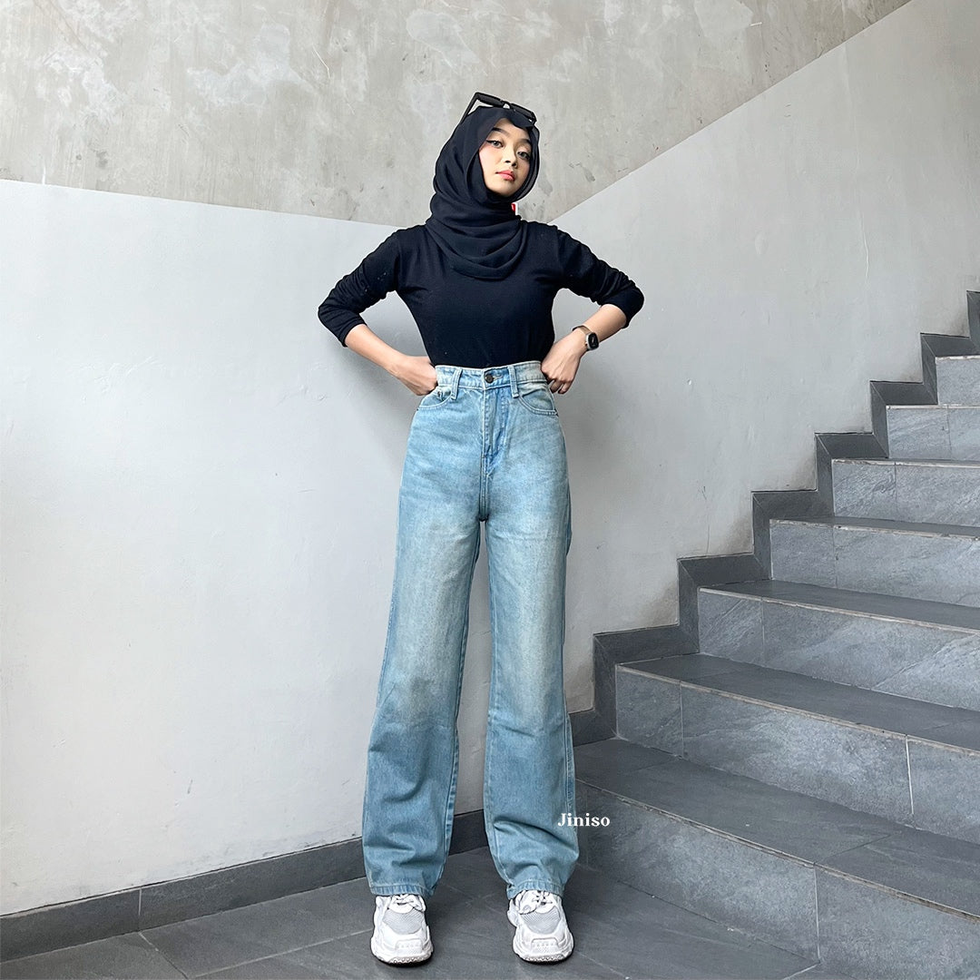 JINISO - Highwaist Loose Jeans 802 HANGOVER