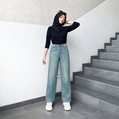 JINISO - Highwaist Loose Jeans 802 HANGOVER