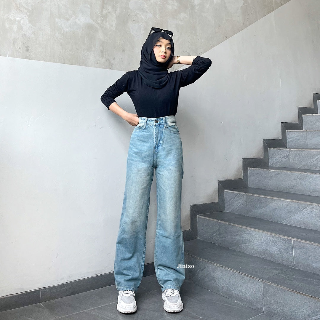 JINISO - Highwaist Loose Jeans 802 HANGOVER