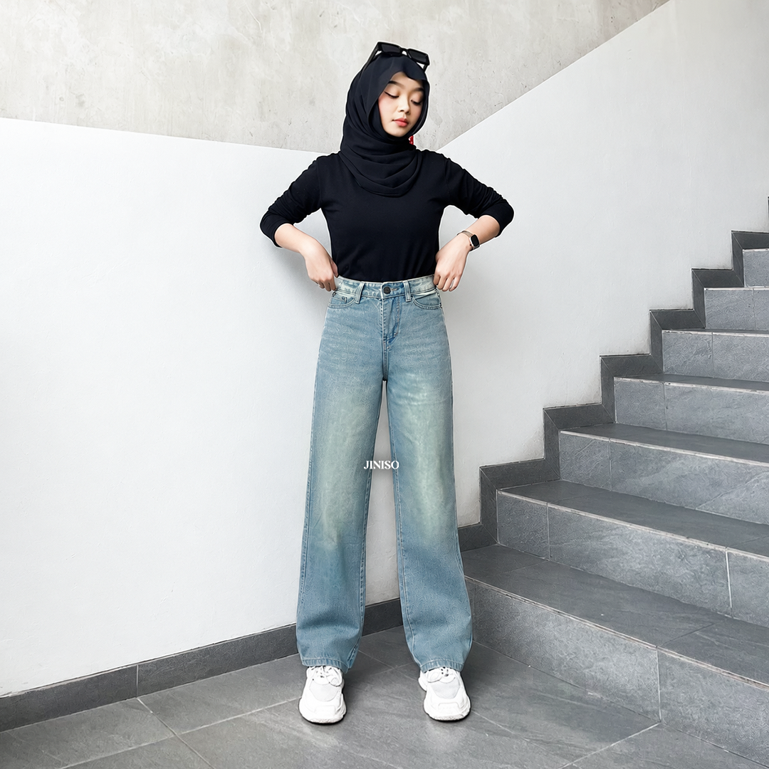 JINISO - Highwaist Loose Jeans 802 HANGOVER