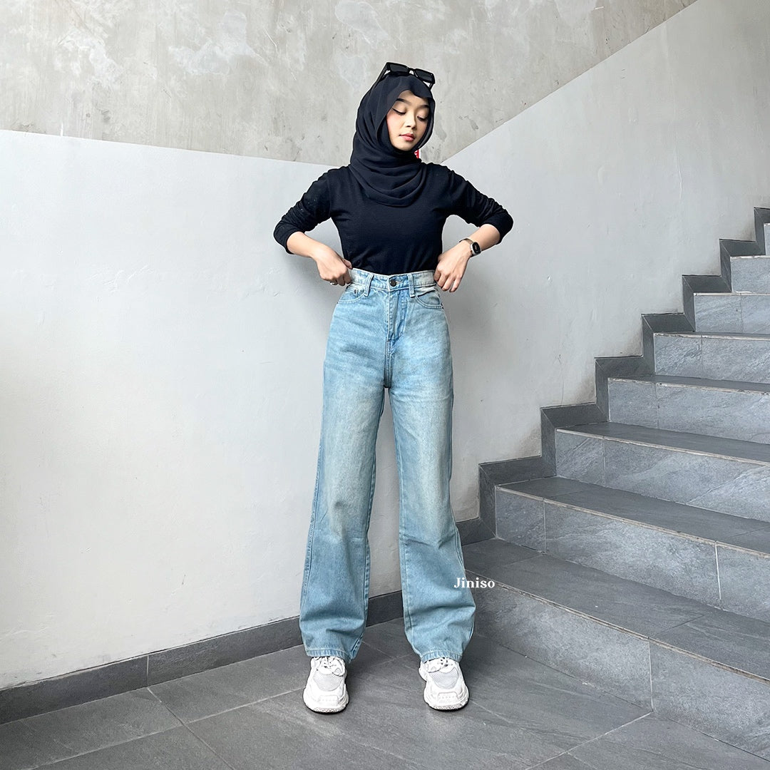 JINISO - Highwaist Loose Jeans 802 HANGOVER