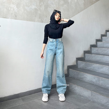 JINISO - Highwaist Loose Jeans 802 HANGOVER