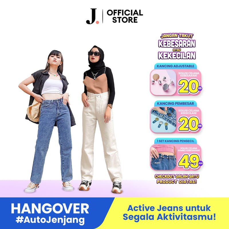 JINISO - Highwaist Loose Jeans 802 HANGOVER
