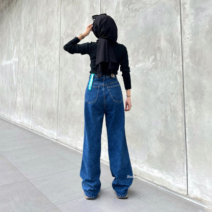 JINISO - Highwaist Adjustable Super Baggy Jeans 882 HIBERNATION