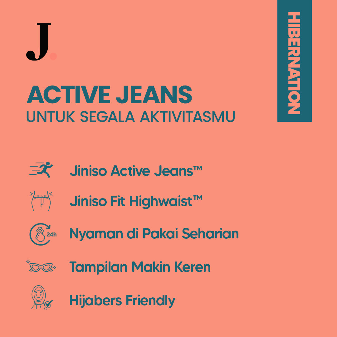 JINISO - Highwaist Adjustable Super Baggy Jeans 881 HIBERNATION