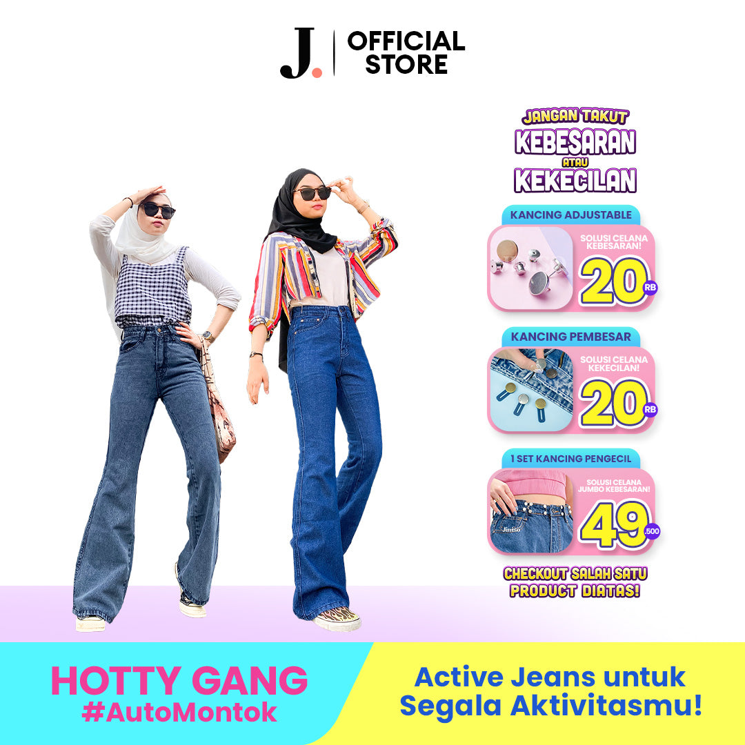 JINISO - HW Cutbray Jeans 322 HOTTY GANG