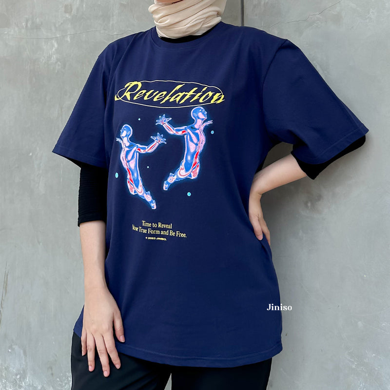 JINISO Kaos Oversize T-Shirt Revelation