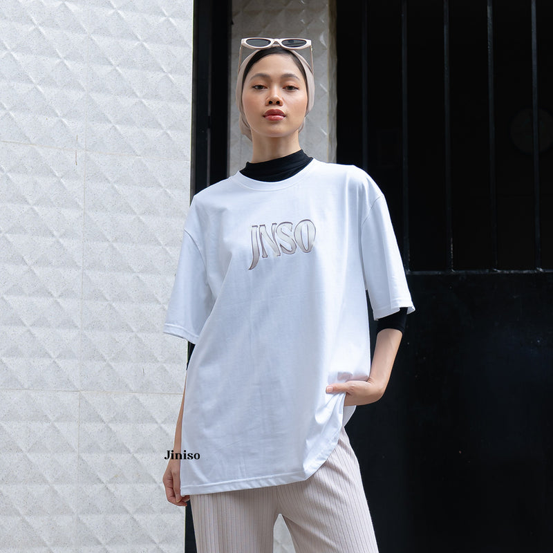 JINISO Kaos Oversize T-Shirt JNSO Y2K