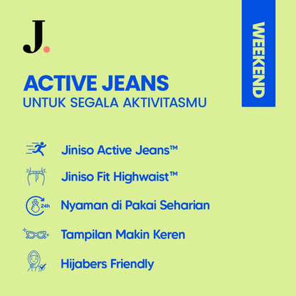 JINISO Oversize Baggy Loose Jeans Pria 781