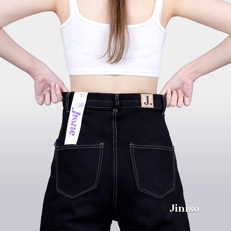 JINISO Jione Celana Baggy Mom Highwaist Jeans 382 - 392
