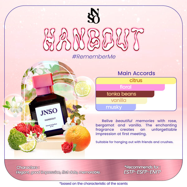 JNSO Extrait de Parfume Hangout 50ml