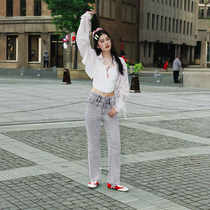 JINISO - Ultra Highwaist Loose Jeans 223 LEVEL UP