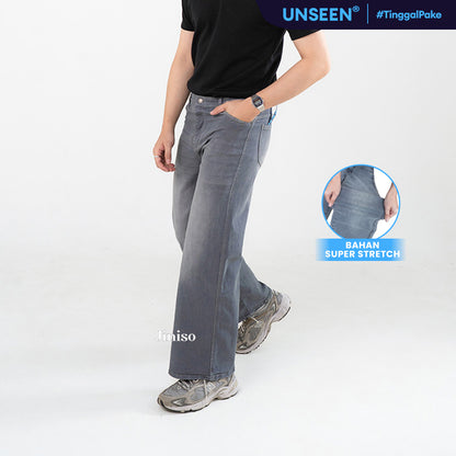 JINISO - Straight Jeans Loose Stretch Pria 835