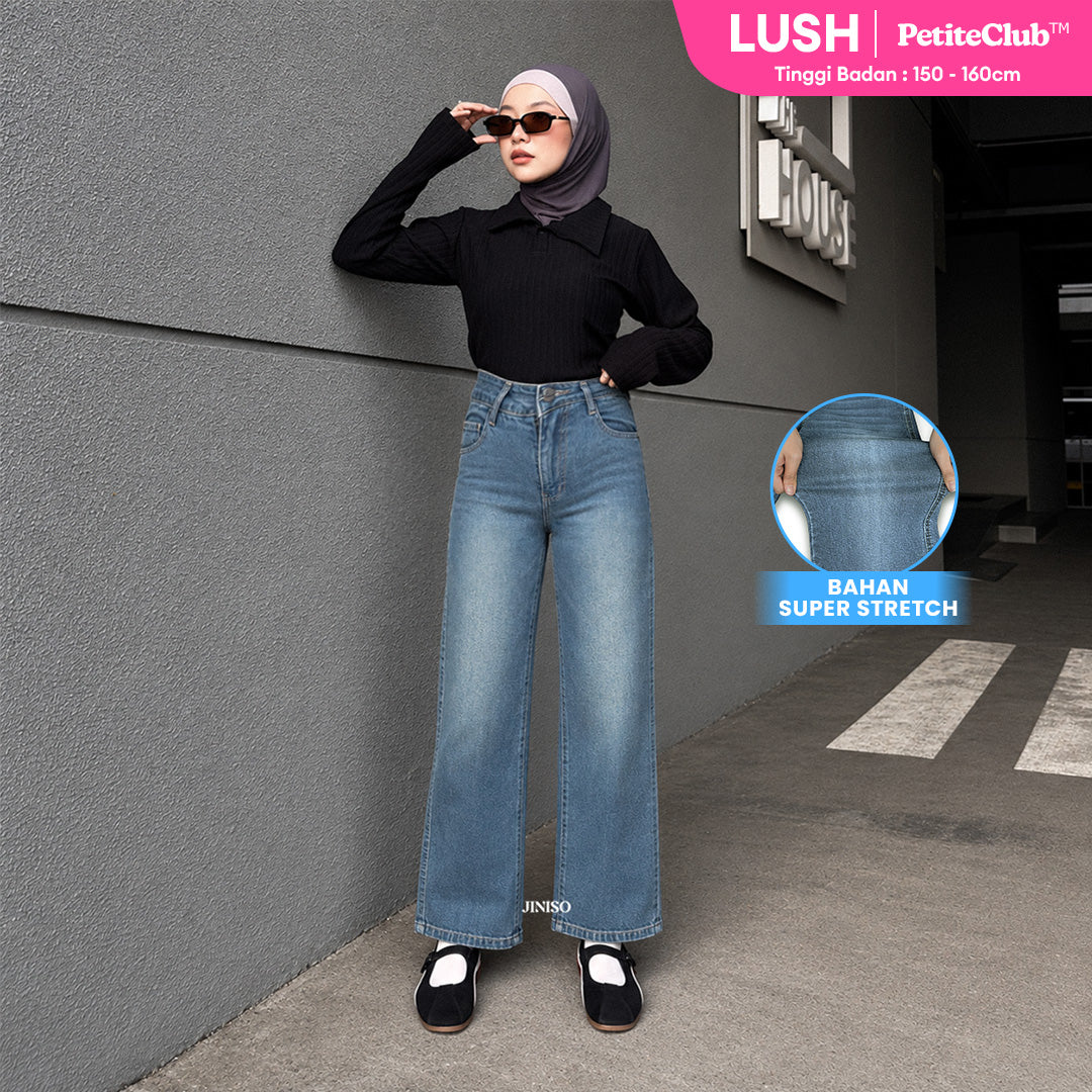 JINISO - Petite Straight Highwaist Jeans Stretch 145 LUSH
