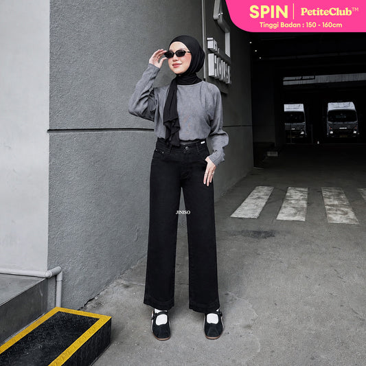 JINISO - Petite Straight Highwaist Jeans 106 SPIN