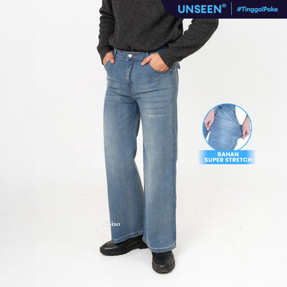 JINISO - Straight Jeans Loose Stretch Pria 831