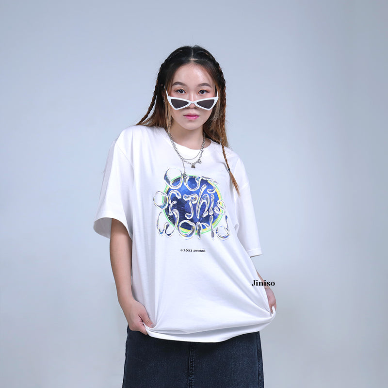 JINISO T-Shirt Out of This World Oversize Tee | Kaos