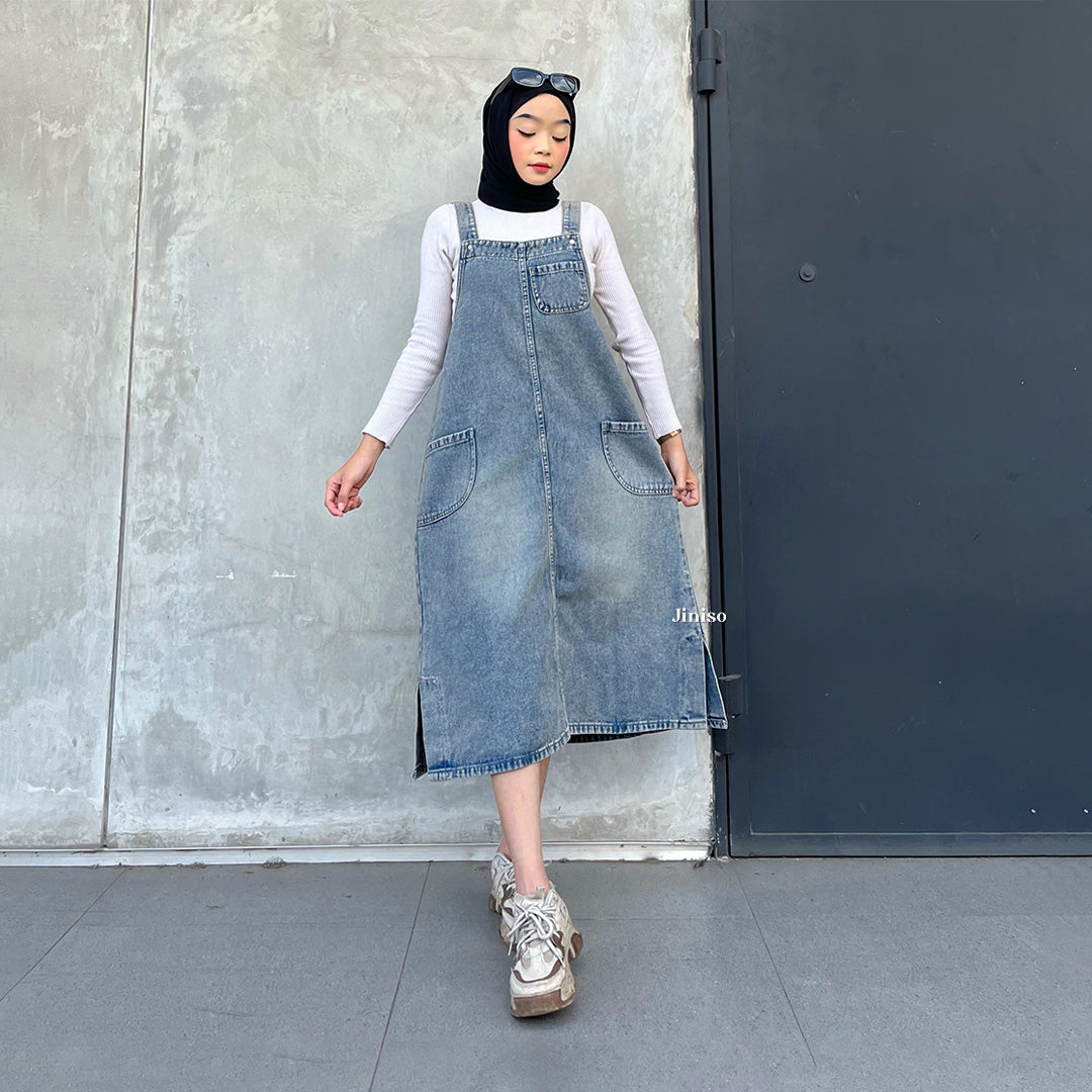 JINISO - Jumpsuit 001 Overall Jeans Rok Panjang