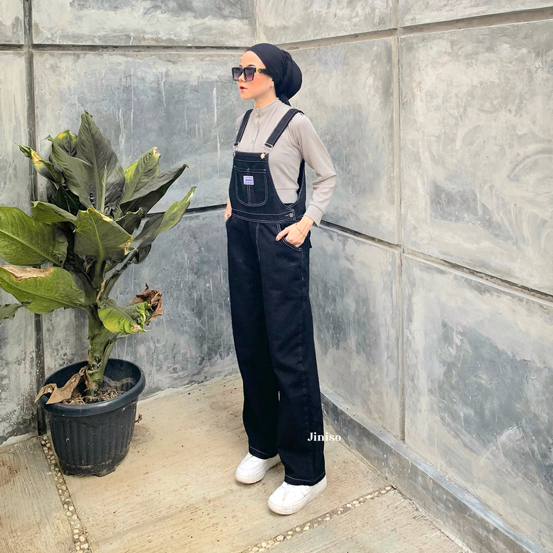 JINISO - Jumpsuit 601 Overall Celana Jeans Panjang