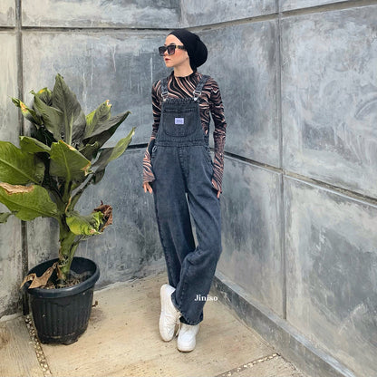 JINISO - Jumpsuit 602 Overall Celana Jeans Panjang