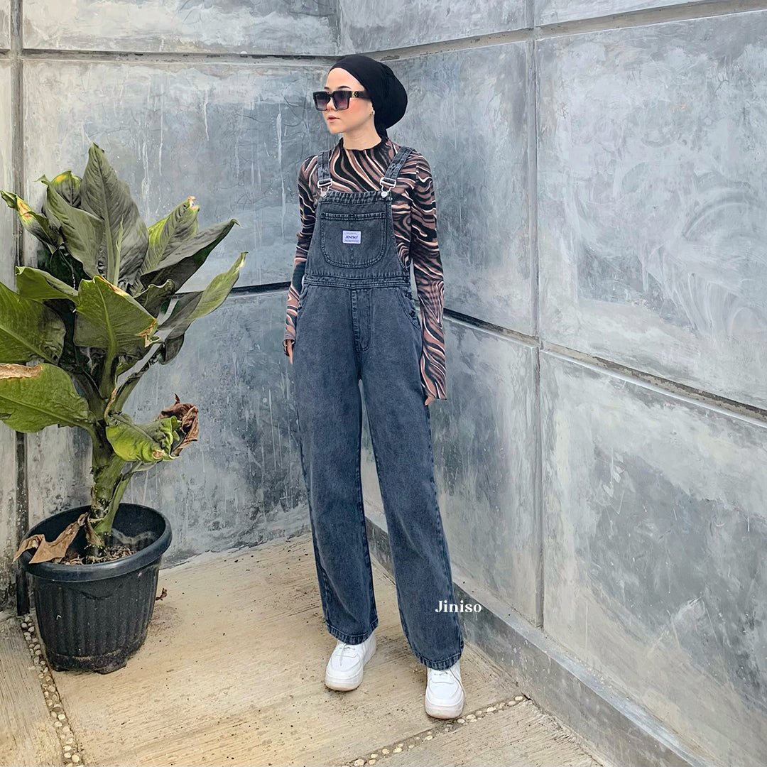 JINISO - Jumpsuit 602 Overall Celana Jeans Panjang