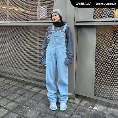 JINISO - Jumpsuit 604 Overall Celana Jeans Panjang