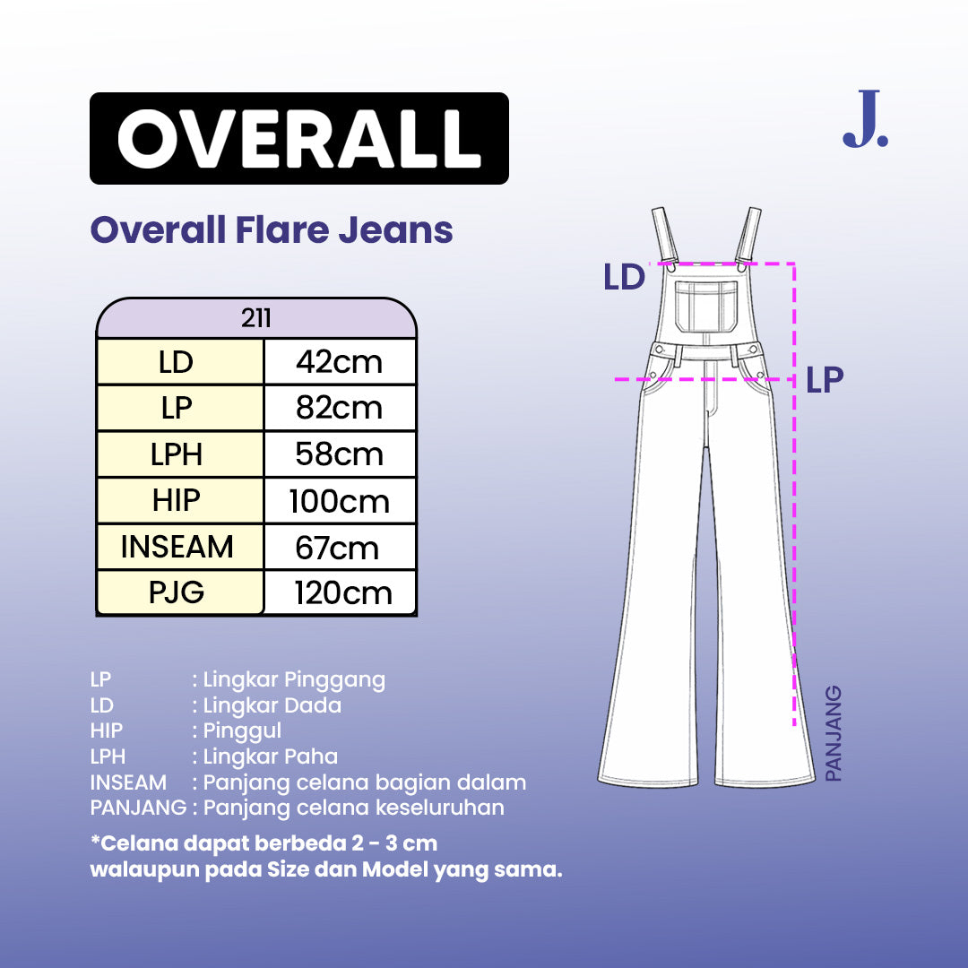 JINISO - Jumpsuit 211 Overall Flare Jeans