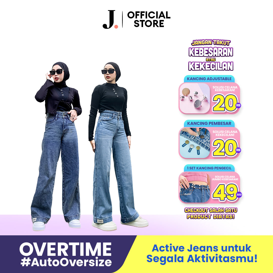 JINISO - Ultra Highwaist Baggy Loose Jeans 664 OVERTIME