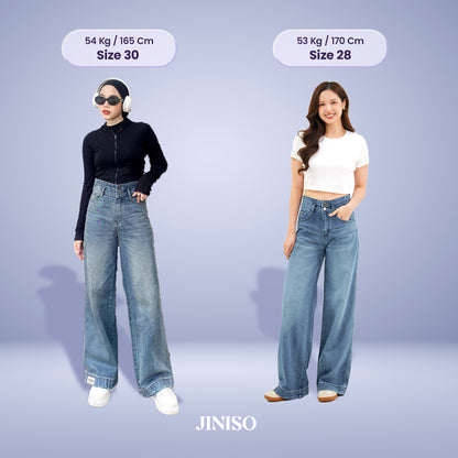 JINISO - Ultra Highwaist Baggy Loose Jeans 661 OVERTIME