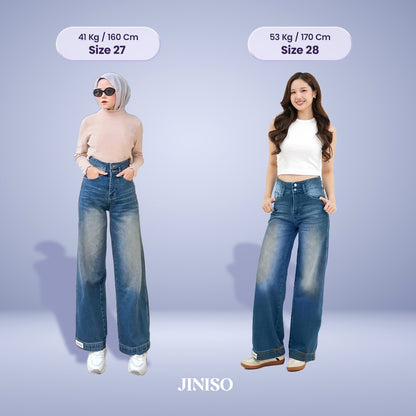 JINISO - Ultra Highwaist Baggy Loose Jeans 665 OVERTIME